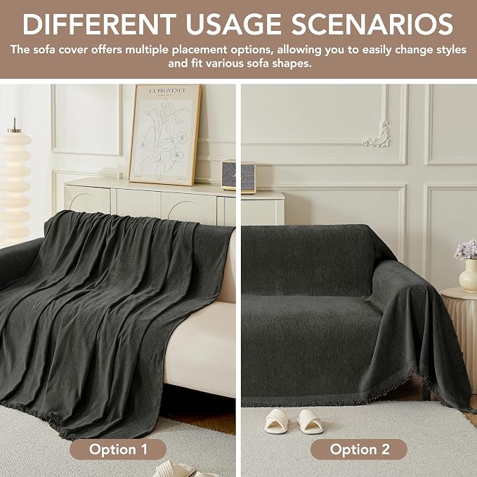 Armchair Couch Cover for Dogs 1 Cushion, Washable Recliner Covers Sofa Protector - Image 6
