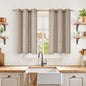 YoungsTex Burlap Linen Curtains 40 lnch Length by YoungsTex