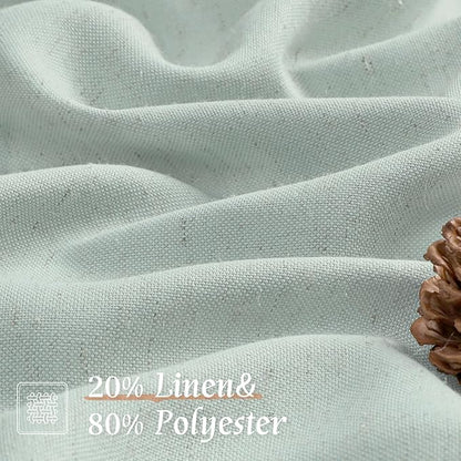 54 Inch Short Window Linen Curtains - Image 2
