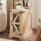 Joaxswe Narrow Night Stand for Small Spaces, Farmhouse Side End Table by Joaxswe