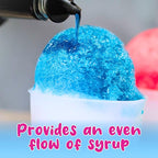 Hawaiian Shaved Ice Syrup Precise Control Bottle Pourers - Professional Pour Spouts for Snow Cone & Drink Flavors (3-Pack)