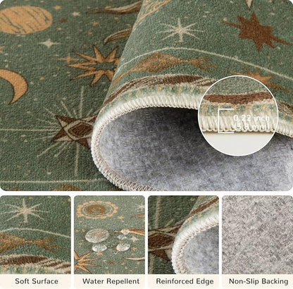Vacuum-Friendly, 2x10 Washable Area Rug - Image 3
