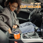 30 oz Tumbler with Lid Stainless Steel Tumblers Vacuum Insulated Cup Reusable Powder Coated Travel Mug Double Wall Leak Proof Portable Cups Keep Cold Drinks for 12 Hours, Orange, 1 Pack
