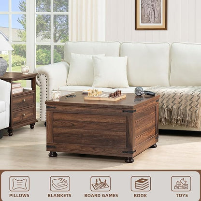 Joaxswe Farmhouse Coffee Table - Image 7