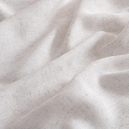 MIULEE White Linen Curtains 52x63 Inch Long 2 Panel - Image 4