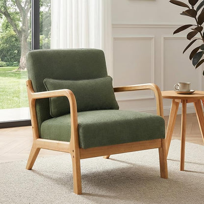 Mid Century Accent Chair, Comfy Arm Chair by Unknown