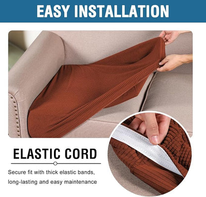 H.VERSAILTEX Super Stretch Individual Seat Cushion Covers - Image 5