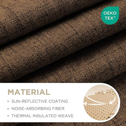 Joydeco Linen Blackout Curtains - Image 2