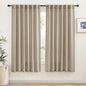 RYB HOME Light Filtering Linen Sheer Curtains 72 inch Long by RYBHOME
