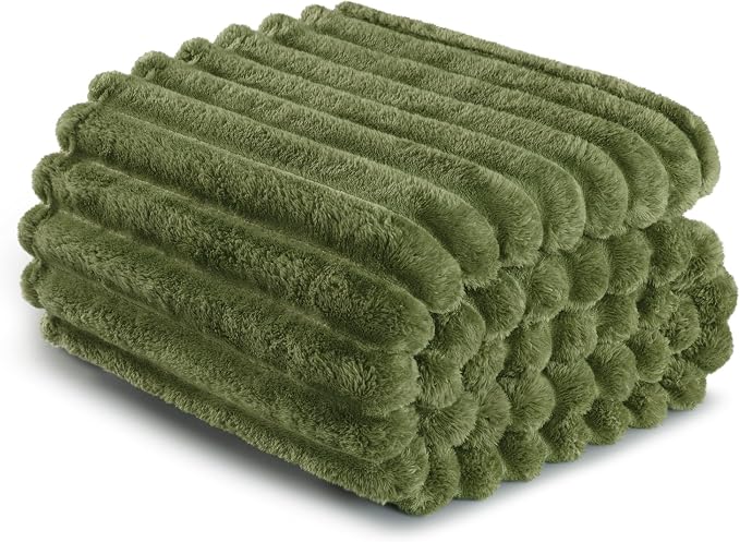 Exclusivo Mezcla Striped Queen Size Fleece Blanket - Image 8