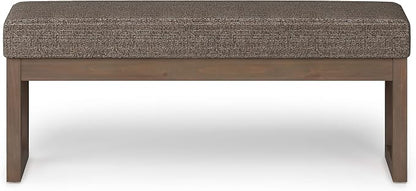 SIMPLIHOME Milltown Large Ottoman Bench - Image 5