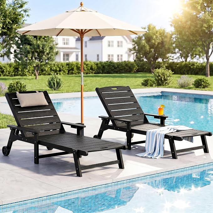 Outdoor Lounge Chair Set of 4 - Image 8
