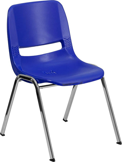 Flash Furniture HERCULES Series 440 lb. Capacity Kid's Navy Ergonomic Shell by FlashFurniture