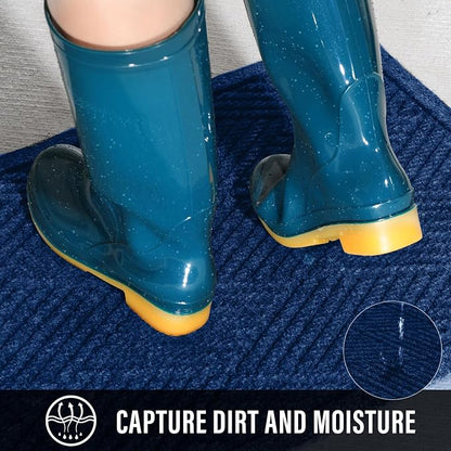 Sturdy Front Door Mat, Absorbent Muddy Dirt Resist Welcome Door Mats Outdoor - Image 3