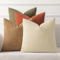 MIULEE Modern Farmhouse Decorative Pillow Covers 20x20 Inch Set of 4 Natural by MIULEE