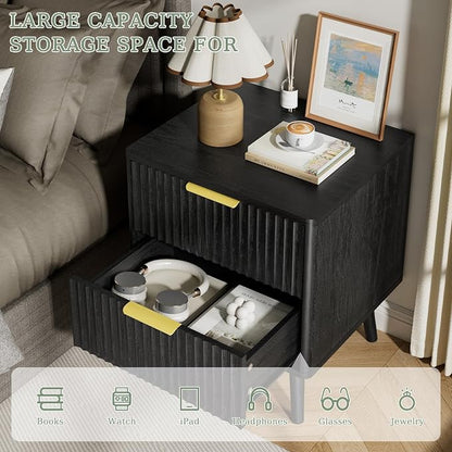 LYNSOM 3 Pieces King Bedroom Set, Floating Bed Frame - Image 8