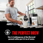 Blackout Coffee Butterscotch Toffee Flavored Medium Roast - Freshly Roasted in the USA - 12 oz Ground Coffee Pouch