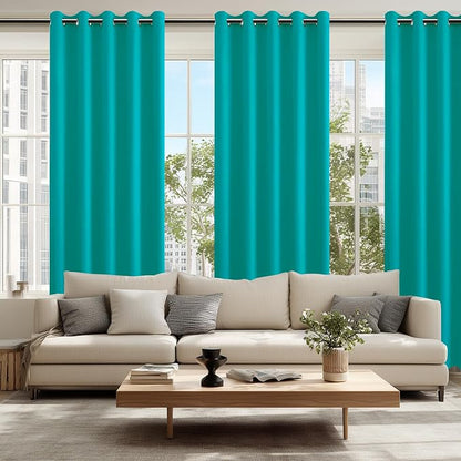 Blackout Curtains for Bedroom, Peacock Teal, 60 x 84 Inch, 2 Panels | Thermal - Image 6
