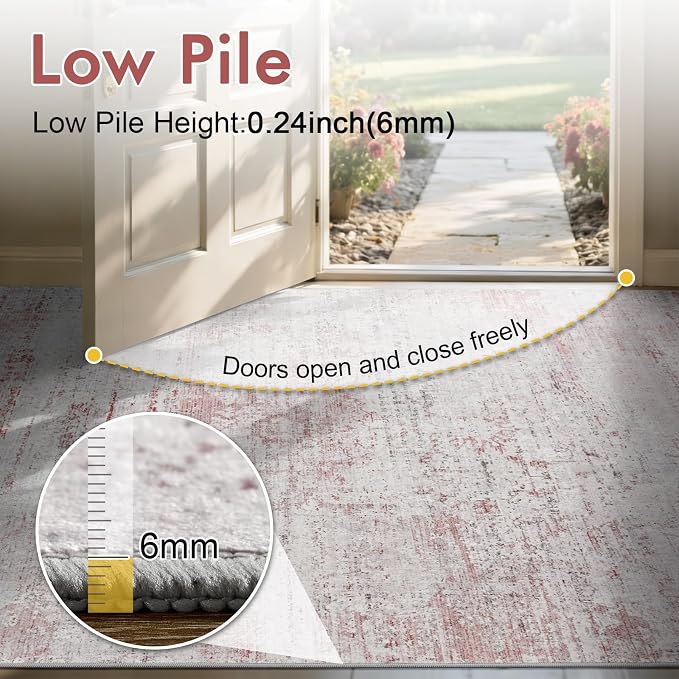 6x9 Ft Large Area Rugs for Living Room, Soft Non-Slip Washable Rugs Modern - Image 7