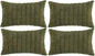 Fancy Homi 4 Packs Decorative Throw Pillow Covers by Fancy+Homi
