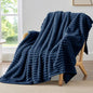 BEDELITE Striped Fleece Throw Blanket, Soft Cozy, Lightweight Warm, Machine by BEDELITE