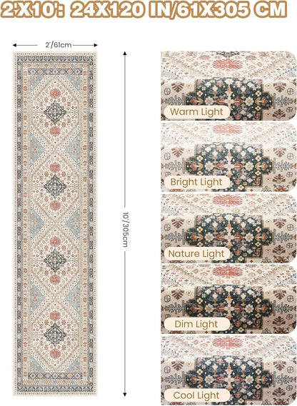 Runner Rug 2x10, Washable Rugs for Entryway Rug, Bathroom Bedroom - Image 9