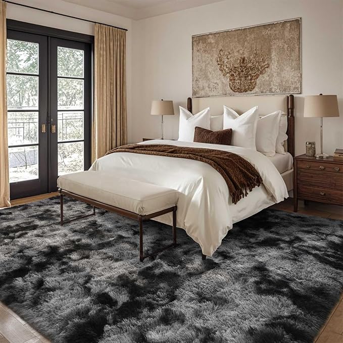 10x14 Ft Extra Large Shag Rugs for Living Room, Ultra Soft Fluffy Furry Area - Image 3