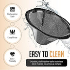 HEXNUB Reusable Coffee Filter for Kalita Wave 185 and OXO 8 Cup Coffee Makers, Stainless Steel Mesh, Durable Metal Filter for Sustainable Brewing – No more Paper Filters
