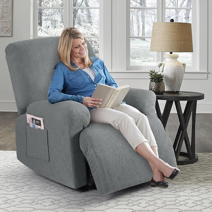 Timeles Recliner Covers Extra Wide Recliner Chair Cover Reclining Sofa - Image 8