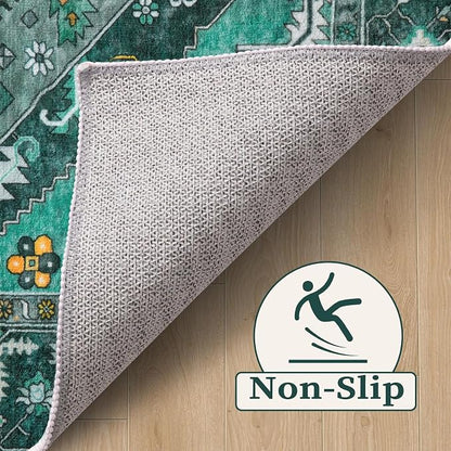 SERISSA 2x4 Washable Non Slip Boho Runner Rug - Image 4