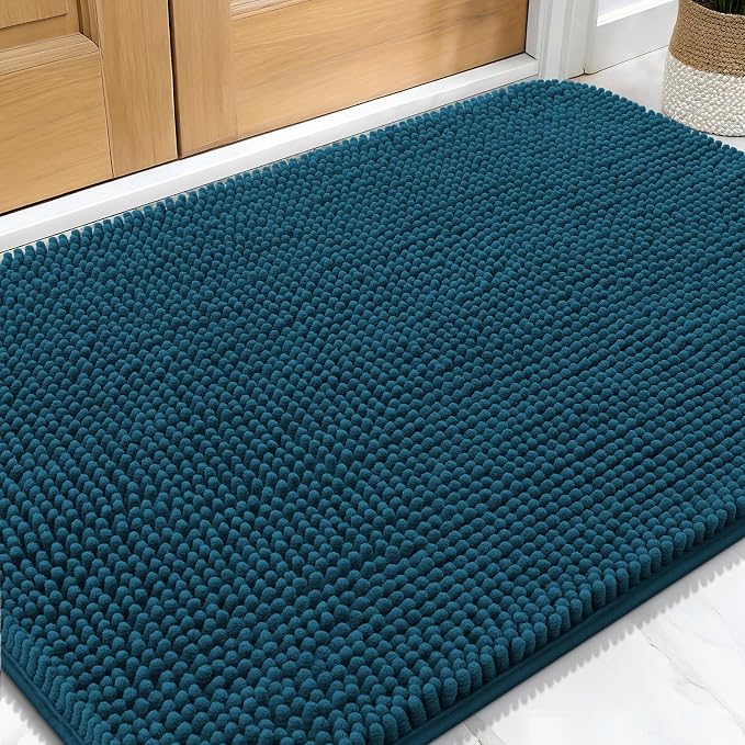 OLANLY Dog Door Mat for Muddy Paws 30x20, Super Absorbent Chenille Mud Mat | by OLANLY