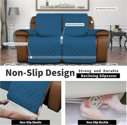 Easy-Going Loveseat Recliner Cover, Reversible Couch Cover - Image 4