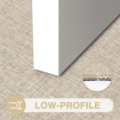 Ultra Thin Indoor Door Mat 17"x29", Non Slip Door Mat, Khaki | Low-Profile - Image 6