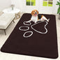 OLANLY Dog Door Mat for Muddy Paws 70x46, Paw Print Design Chenille Mud Mat | by OLANLY