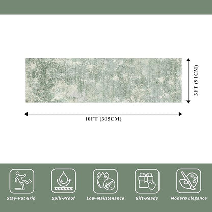 3x10 ft Long Hallway Runner Rug – Non-Slip Washable Kitchen Floor Rug - Image 2