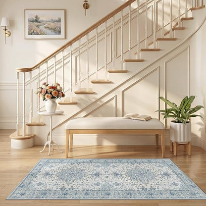 RELEANY Washable Area Rug, Runner 2'6"x5', Water Repellent, Pet Friendly - Image 2