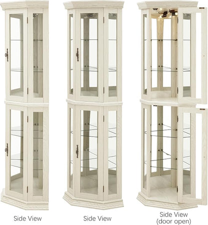 Glass Corner Display Cabinet - Image 3
