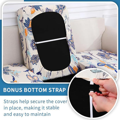 Printed Couch Cushion Covers, Sofa Covers Washable - Image 3