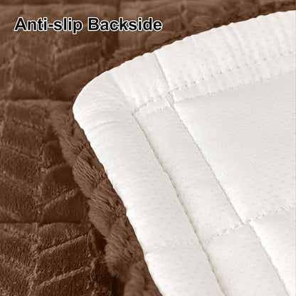 Smiry Couch Cover for Dogs, Non Slip Fuzzy Pet Sofa Arm Covers Washable | Sofa - Image 6