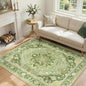 RELEANY Washable Area Rug, Water Repellent, Pet Friendly, Vintage Floral Boho by RELEANY