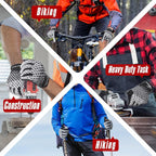 HANDLANDY Mens Work Gloves Touch screen, Utility Mechanic Gloves, Flexible Breathable Fit- Padded Knuckles & Palm