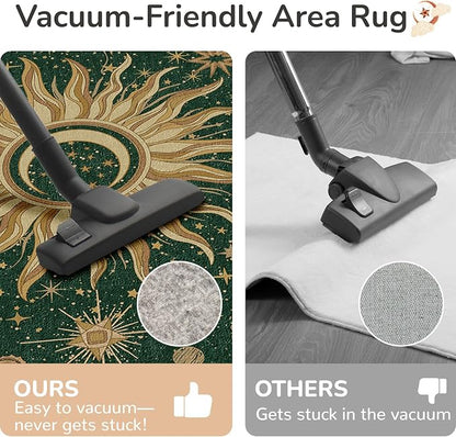 Vacuum-Friendly, 2x10 Washable Area Rug - Image 4
