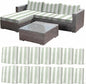 CALBODE 14 Pcs Outdoor Seat Cushion Covers by CALBODE