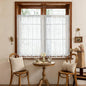 Sutuo Home White Boho Lace Curtains 45 Inches 2 Panels by SutuoHome