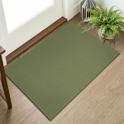 KOZYFLY Indoor Door Mat 2x3 ft Small Area Rugs Washable Front Door Mat Non Slip by KOZYFLY