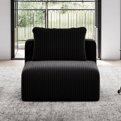 Avenco 35.4” Armless Modular Sofa Seat, Individually Wrapped Coil Support & by Avenco