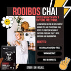 Revival Tea Company Rooibos Chai Tea - Rooibos Red Tea Blend with Fresh Spiced Chai Flavor - Caffeine Free - Loose Leaf 8 Ounces