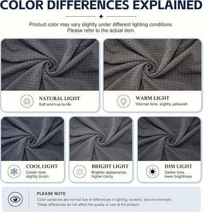 8Pcs Patio Cushion Covers, Outdoor Stretch Cushion Covers, Washable | Stretch - Image 6