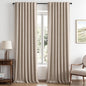 MIULEE 100% Blackout Linen Curtains by MIULEE