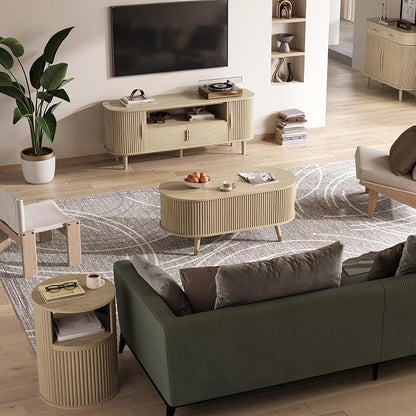 42.5" Oval Lift Top Coffee Table - Image 7